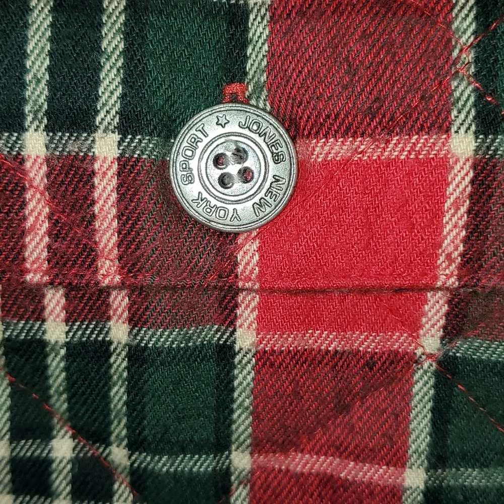 90s Jones New York Flannel Vest - Picture 5 of 6